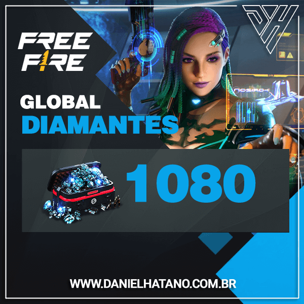 Free Fire - 1.080 Diamantes Global