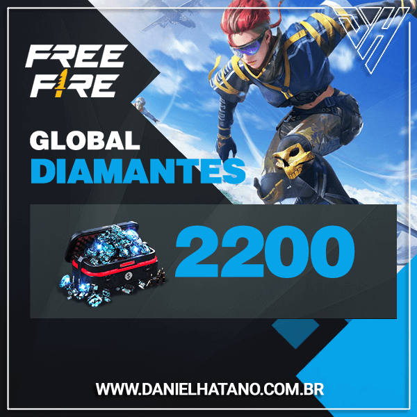 Free Fire - 2200 Diamantes Global