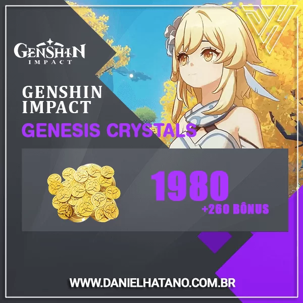 Genshin Impact  3280 + 600 Genesis Crystals