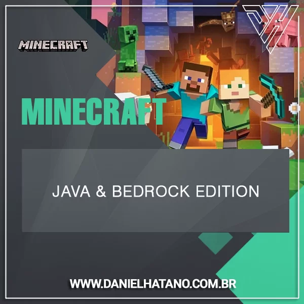 Giftcard Digital Minecraft Java & Bedrock R$129 em Promoção na
