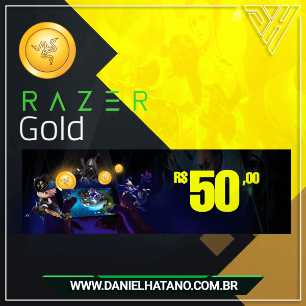 Razer Gold BR - R$ 50 BRL