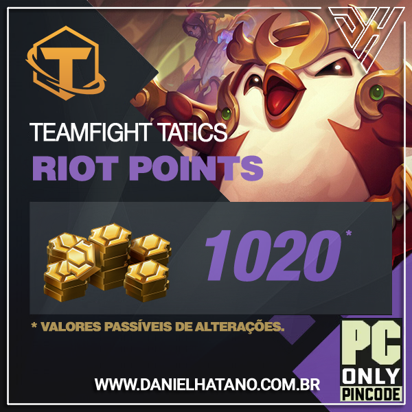 Teamfight Tactics - 1.020 Riot Points