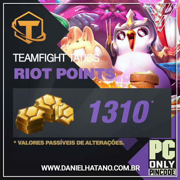 Teamfight Tactics - 1.310 Riot Points