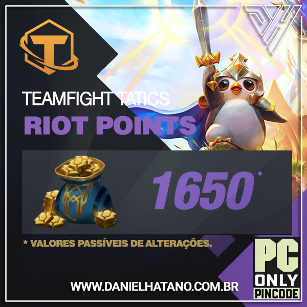 Teamfight Tactics - 1.650 Riot Points