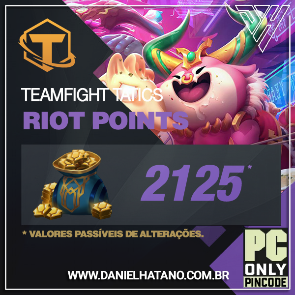 Teamfight Tactics - 2.125 Riot Points