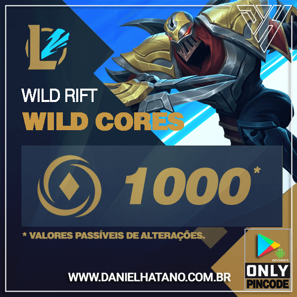 LOL: Wild Rift - 1.000  Wild Cores