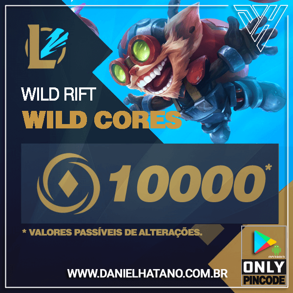 LOL: Wild Rift - 10.000  Wild Cores