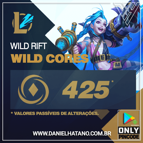 LOL: Wild Rift - 425 Wild Cores