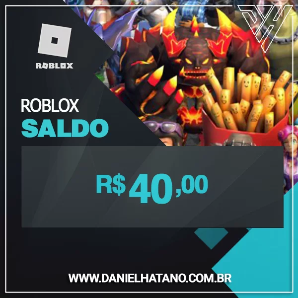 Cartão Presente Roblox R$ 40 Reais