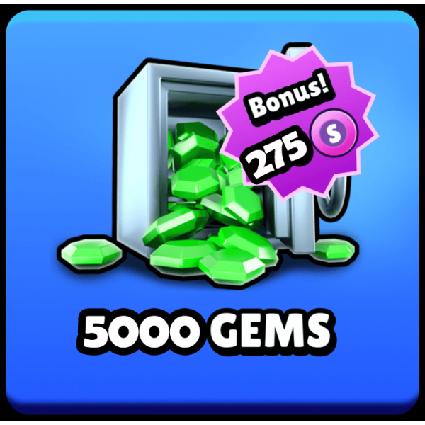 Stumble Guys - 5000 Gems + 275 Tokens [Global]